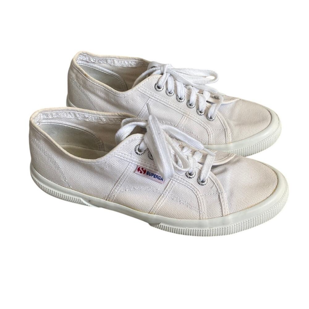 Superga 2790A Cotu Platform Sneakers Casual Shoes Women's Size 8.5  White, 23973